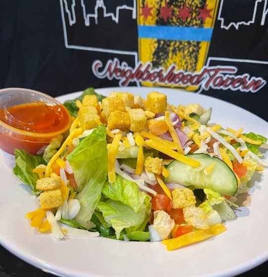 Half Shrimp Garden Salad