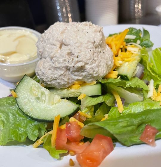 Half Tuna Garden Salad